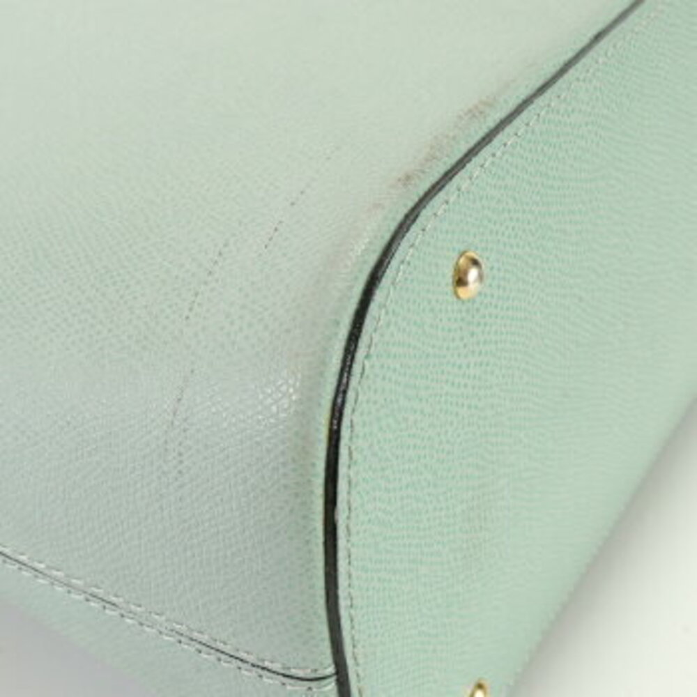 Celine leather shoulder bag crossbody handbag tote green - Picture 8 of 14